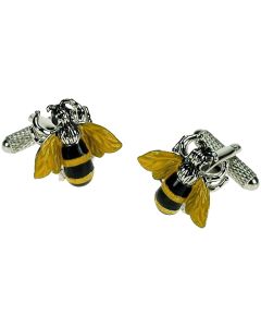 Bee Cufflinks Onyx Art - Gift Boxed - Keeper