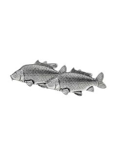 Common Carp Cufflinks Fine English Pewter - Gift Boxed - Fishing Fish