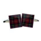  Royal Stewart Tartan Cufflinks - Gift Boxed -  Scottish Highland Cuff Links